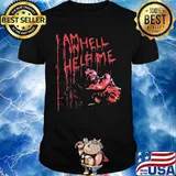 Halloween i am in hell help me satan shirt