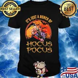 Halloween it's just a bunch of hocus pocus moon shirt