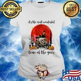 Halloween it's the most wonderful time of the year pumpkins sunset s Ladies tee
