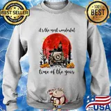 Halloween it's the most wonderful time of the year pumpkins sunset s Sweater