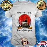 Halloween it's the most wonderful time of the year pumpkins sunset shirt