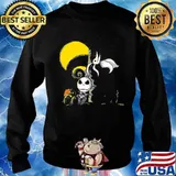 Halloween jack skellington and ghost moon s Sweater
