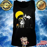 Halloween jack skellington and ghost moon s Tank top