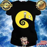 Halloween jack skellington and snoopy s Ladies tee