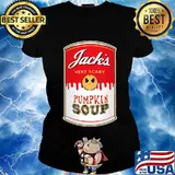 Halloween jack skellington very scary pumpkin soup s Ladies tee