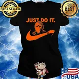 Halloween jason voorhees just do it nike logo s Ladies tee