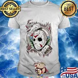 Halloween jason voorhees momma's boy shirt