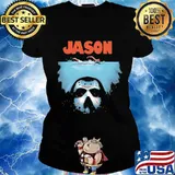 Halloween jason voorhees swimming s Ladies tee