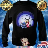 Halloween lilo and stitch moon s Sweater