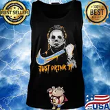 Halloween michael myers dutch bros just drink it s Tank top