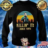 Halloween michael myers killin it since 1978 vintage retro s Sweater