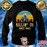 Halloween michael myers killin it since 1978 vintage retro s Sweater
