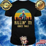 Halloween michael myers killin it since 1978 vintage retro shirt