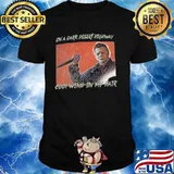 Halloween michael myers on a dark desert highway cool wind in my hair shirt