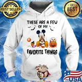 Halloween mickey mouse these are a few of my favorite things pumpkins s Hoodie