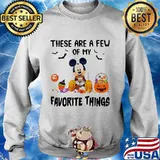 Halloween mickey mouse these are a few of my favorite things pumpkins s Sweater