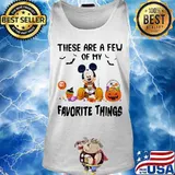 Halloween mickey mouse these are a few of my favorite things pumpkins s Tank top