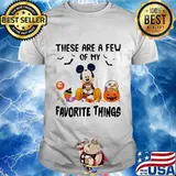 Halloween mickey mouse these are a few of my favorite things pumpkins shirt