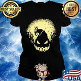 Halloween nightmare jack skellington witch moon s Ladies tee