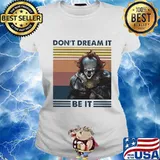 Halloween pennywise don't dream it be it vintage retro s Ladies tee
