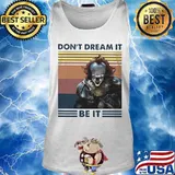 Halloween pennywise don't dream it be it vintage retro s Tank top