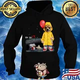 Halloween pitbull oh shit s Hoodie