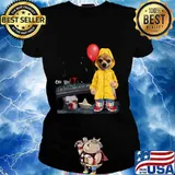 Halloween pitbull oh shit s Ladies tee