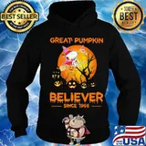 Halloween snoopy and woodstock witch great pumpkin believer since 1966 moon s Hoodie