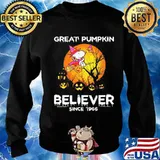 Halloween snoopy great pumpkin believer since 1996 s Sweater