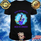 Halloween soul of a witch heart of a mermaid shirt