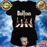 Halloween the burtons crossing the line s Ladies tee