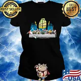 Halloween the nightmare characters monster energy s Ladies tee