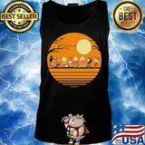 Halloween the peanuts moon vintage retro s Tank top