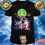 Halloween the starbucks before christmas moon shirt