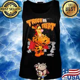 Halloween tigger trick or treat pumpkin s Tank top