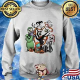 Halloween tree the nightmare characters cartoon chibi s Sweater