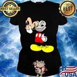 Happy halloween mickey mouse s Ladies tee