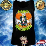 Happy halloween mickey mouse witch pumpkin s Tank top