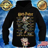 Harry potter thank you for the memories characters signatures s Hoodie
