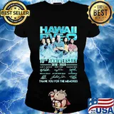Hawaii five-o 10th anniversary 2010 2020 thank you for the memories signatures s Ladies tee