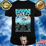 Hawaii five-o 10th anniversary 2010 2020 thank you for the memories signatures shirt