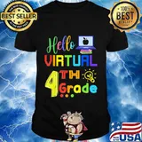 Hello Virtual 4th Grade Back To School 2020 Students Shirt