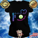 Herbalife girl love what you do heartbeat s Ladies tee