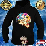 Hippie peace lips hippie saint patrick's day s Hoodie