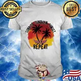 Hippie sunrise sunburn sunset repeat shirt