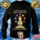 Hippie yoga girl the path of inner peace begins with four words not my fucking problem s Sweater
