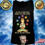 Hippie yoga girl the path of inner peace begins with four words not my fucking problem s Tank top