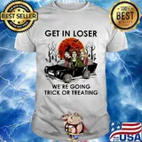 Hocus pocus get in loser we're going trick or treating sunset shirt