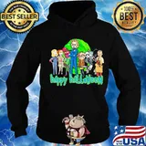 Horror characters rick and morty happy halloween s Hoodie