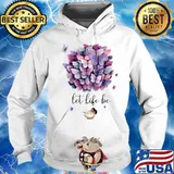 Hot air balloon butterflies let life be s Hoodie